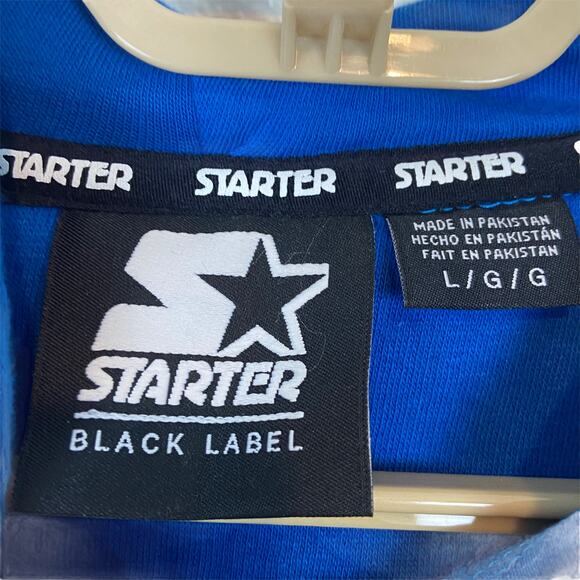 Starter Hoodie Black Label NWT Star Logo Kangaroo Pocket in Blue & Green Unisex - Picture 3 of 14